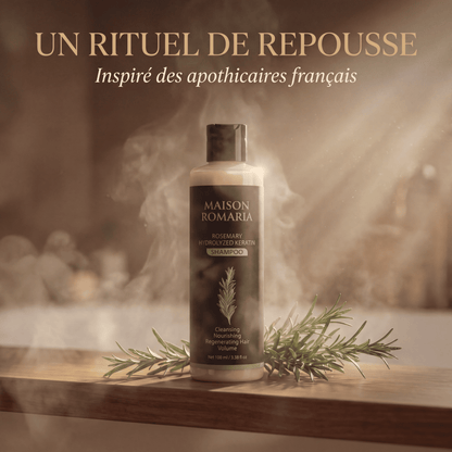 Maison Romaria™ — Shampoing au Romarin pour Cheveux Clairsemés